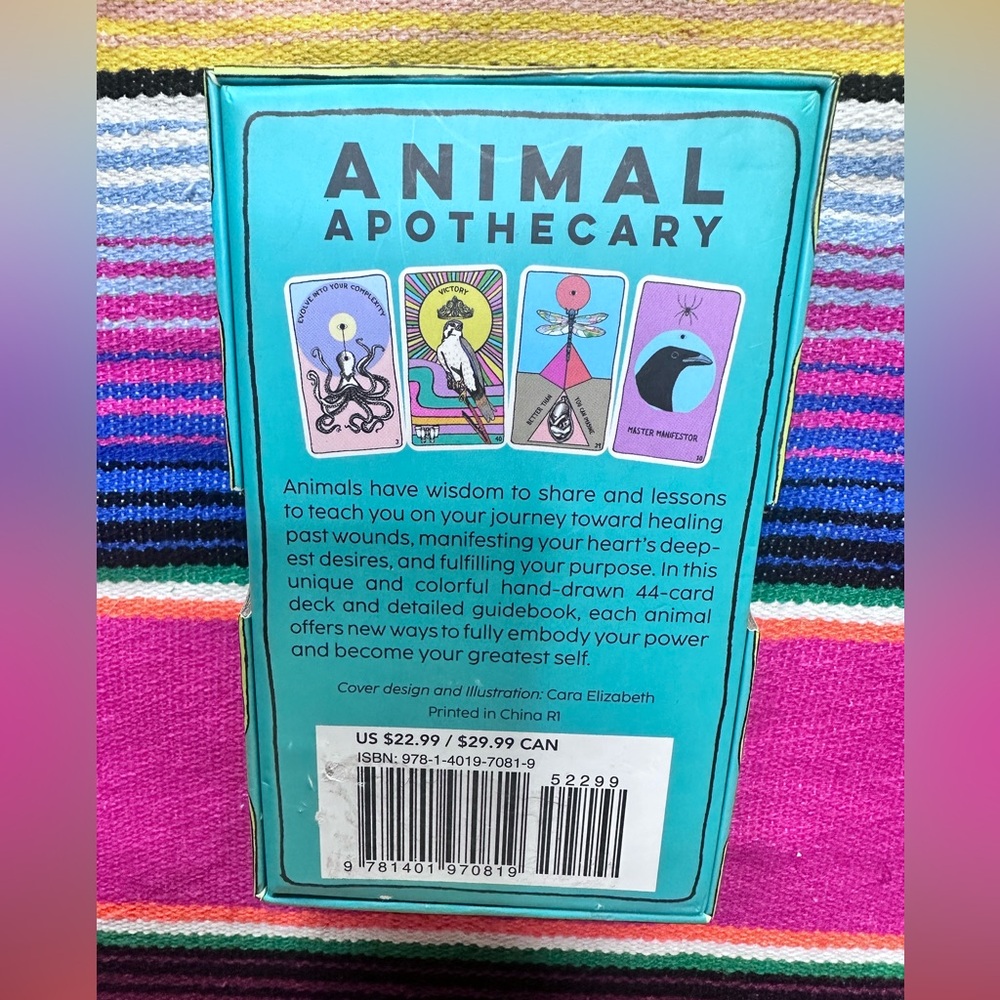 Animal Apothecary Oracle Deck by Cara Elizabeth – 44 Cards + Guidebook Set - Picture 3 of 16